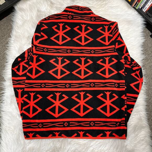 ATSUKO X BERSERK BRAND OF SACRIFICE FLEECE JACKET SIZE MEDIUM GUTS - Picture 3 of 4